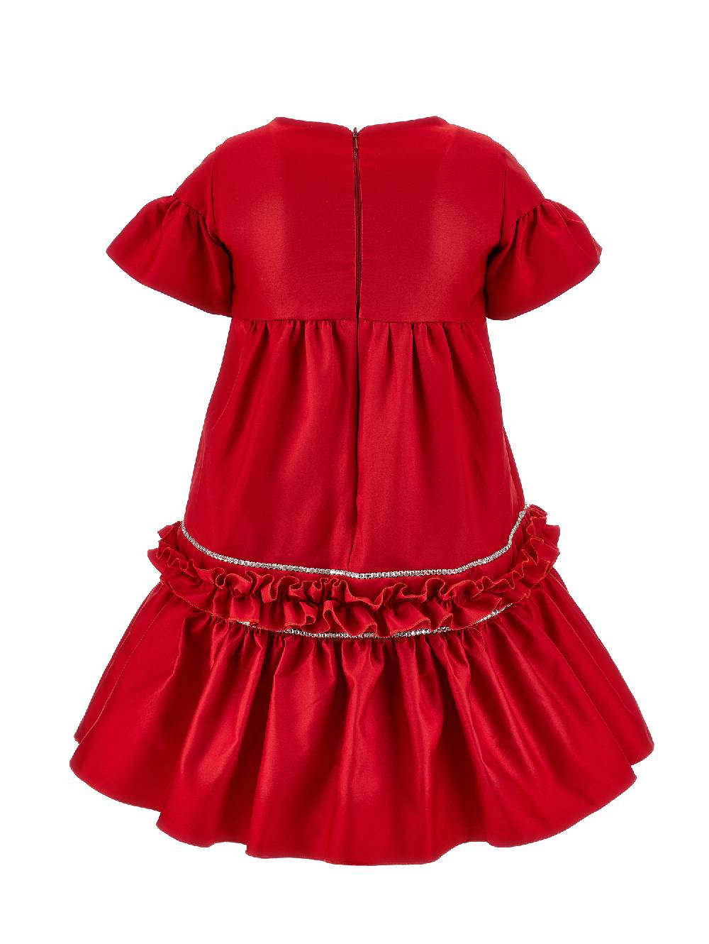 Monnalisa Abito Duchesse Con Strass