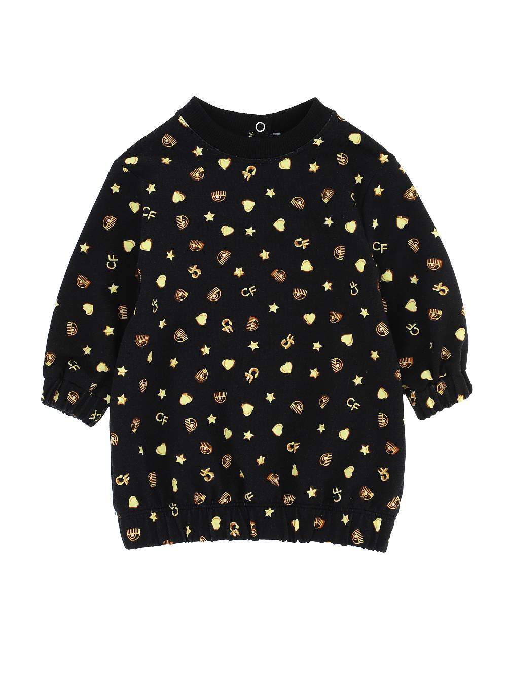 Monnalisa Abito felpa CF Gold