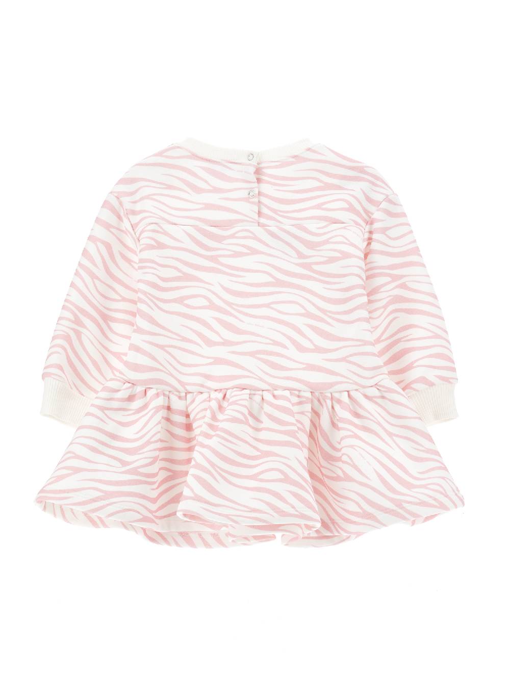 Monnalisa Abito Felpa CF Zebra