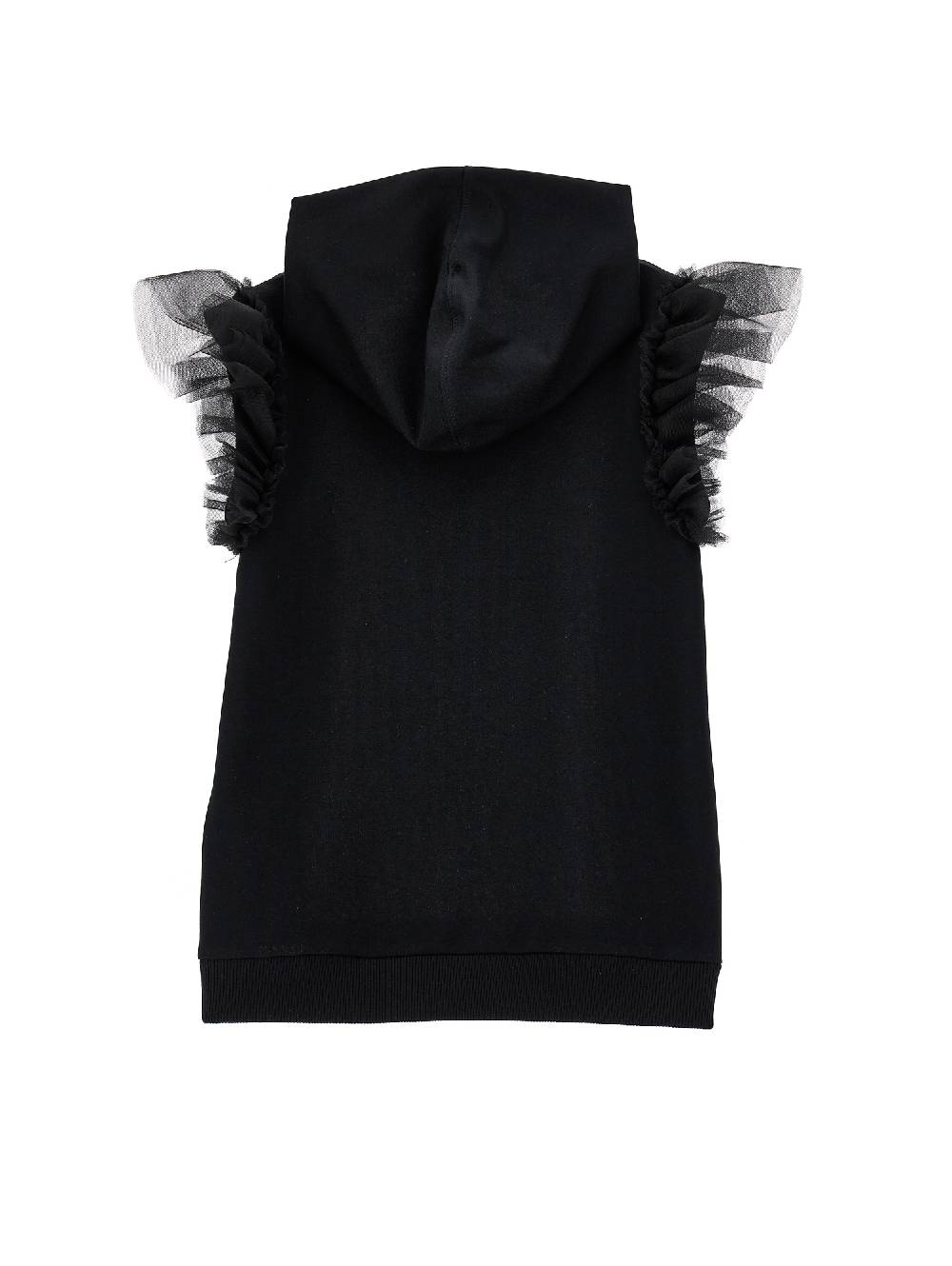 Monnalisa Abito Felpa Con Cappuccio E Strass