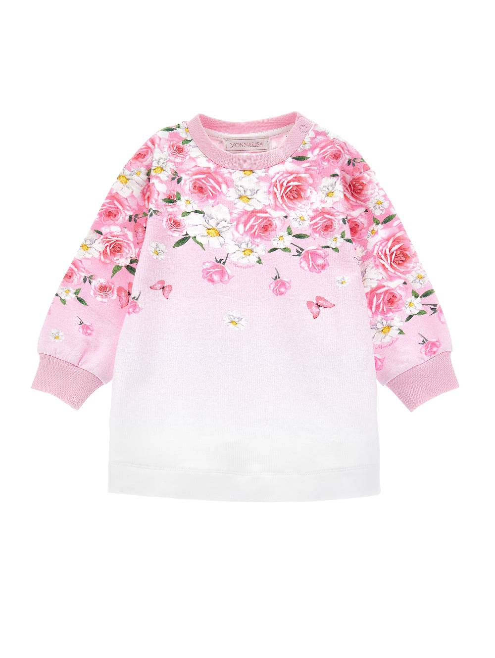 Monnalisa Abito felpa floreale