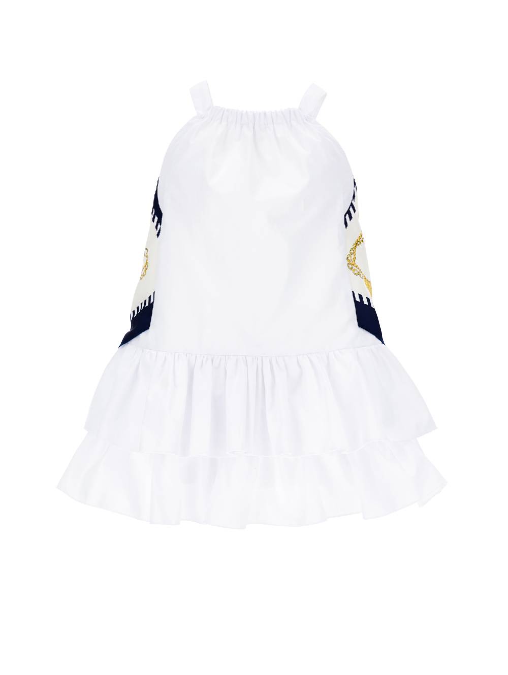 Monnalisa Abito Foulard Cotone E Raso