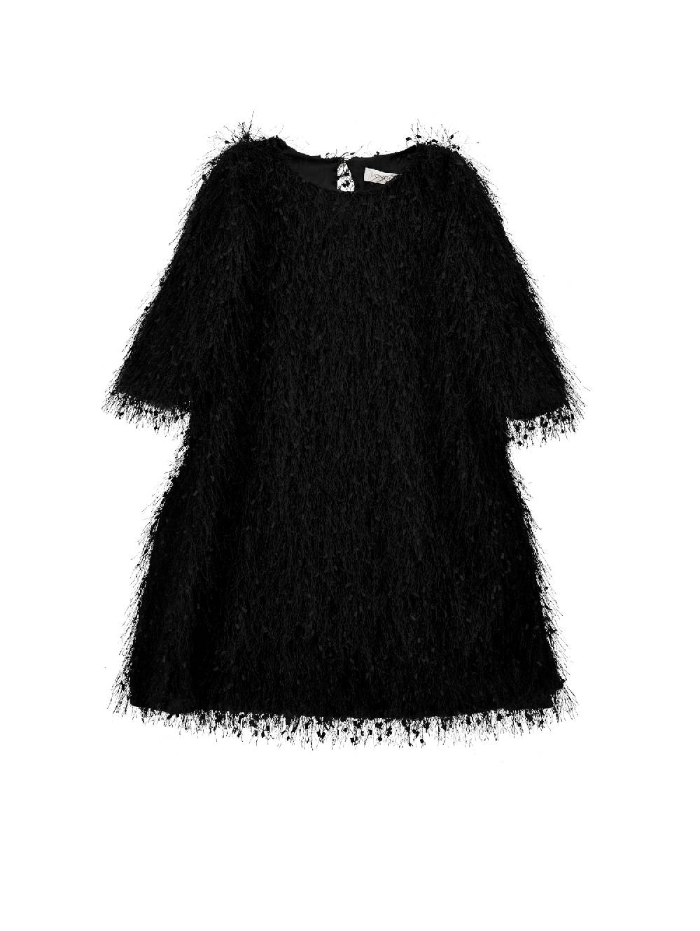 Monnalisa Abito frangette viscosa