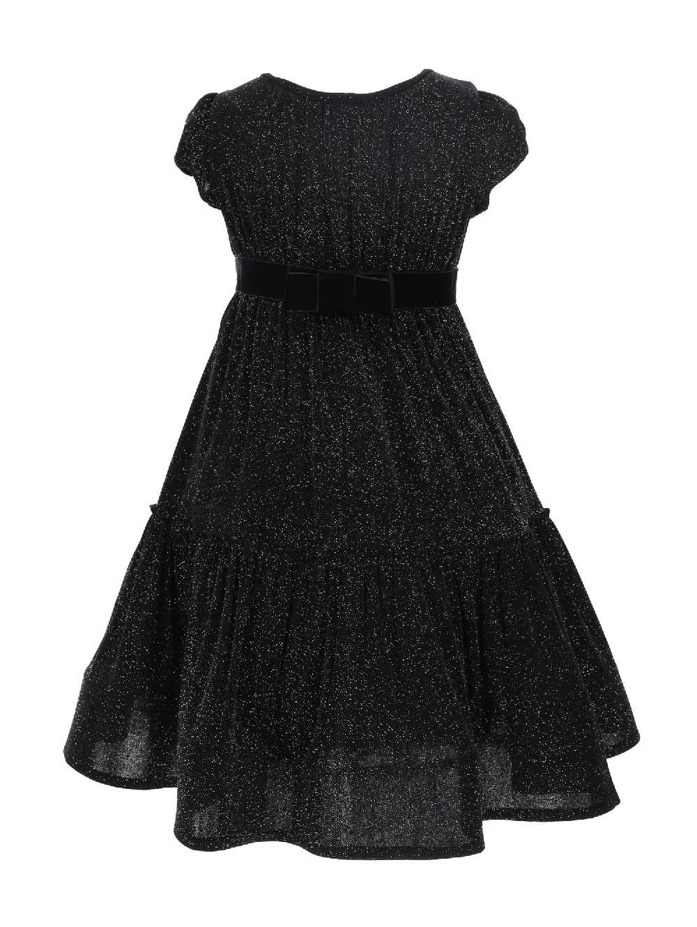 Monnalisa Abito In Jersey Glitter