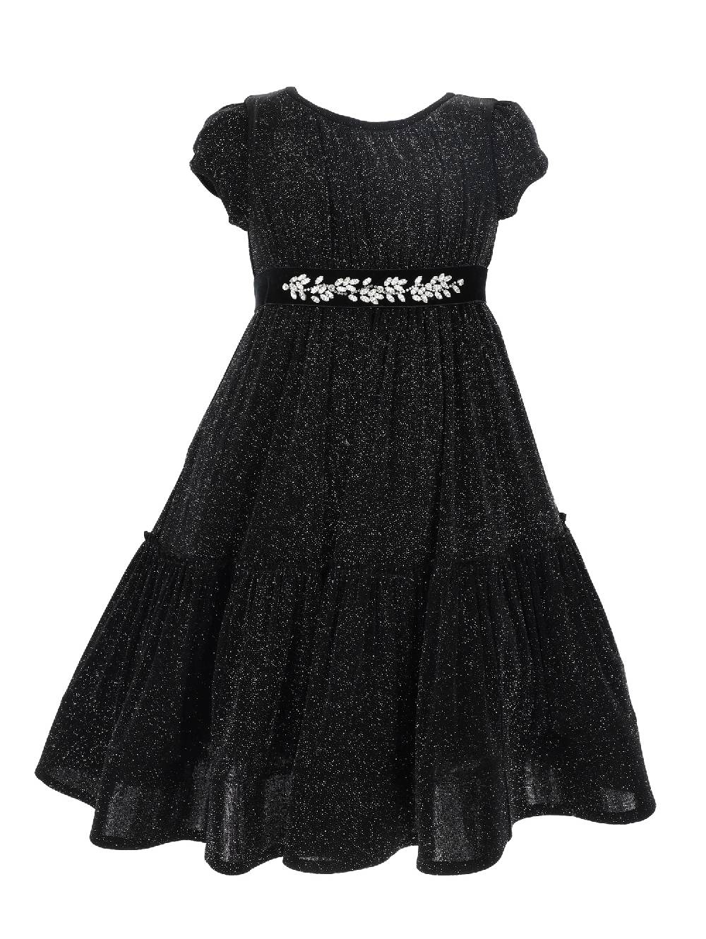 Monnalisa Abito in jersey glitter