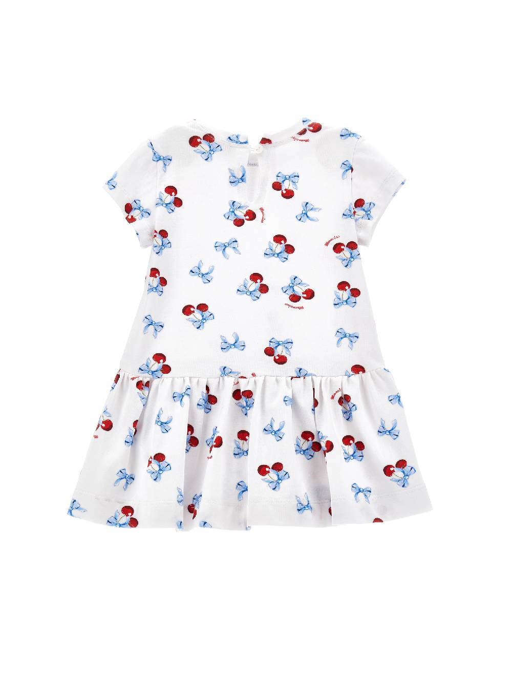 Monnalisa Abito Jersey Con Ciliegine