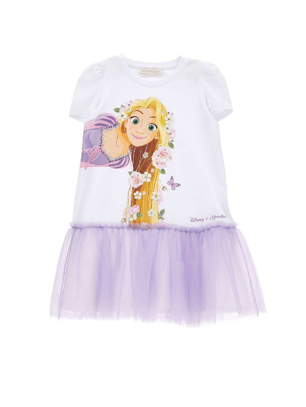 Monnalisa Abito jersey Rapunzel
