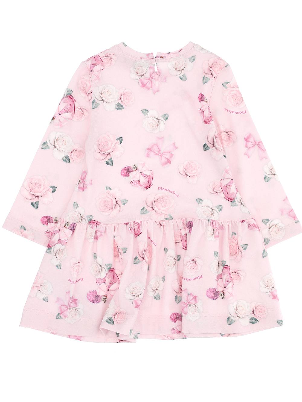 Monnalisa Abito Jersey Vita Bassa