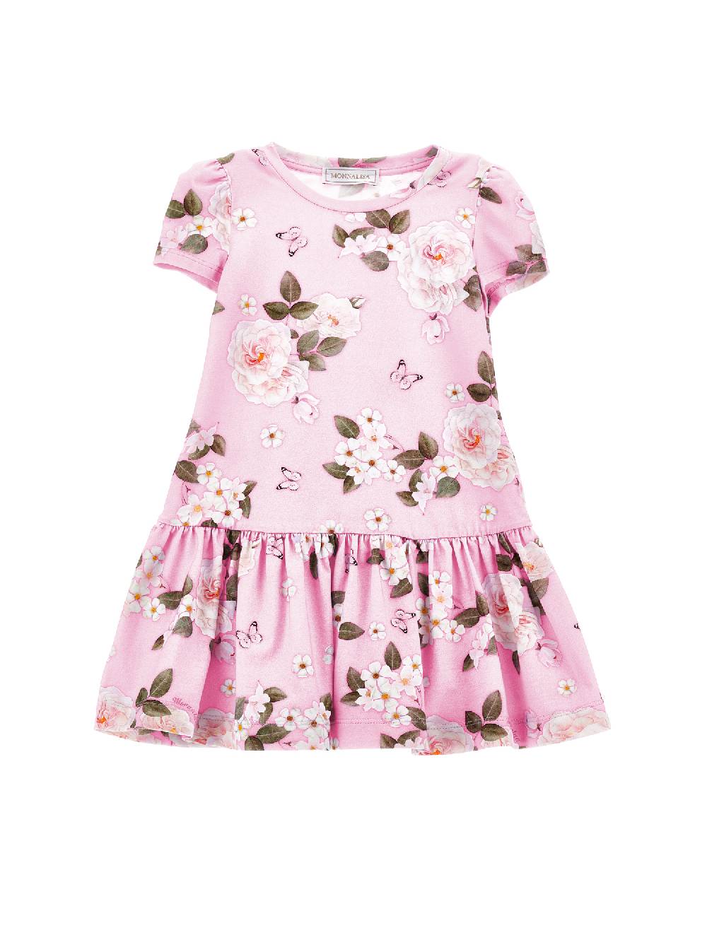 Monnalisa Abito jersey vita bassa