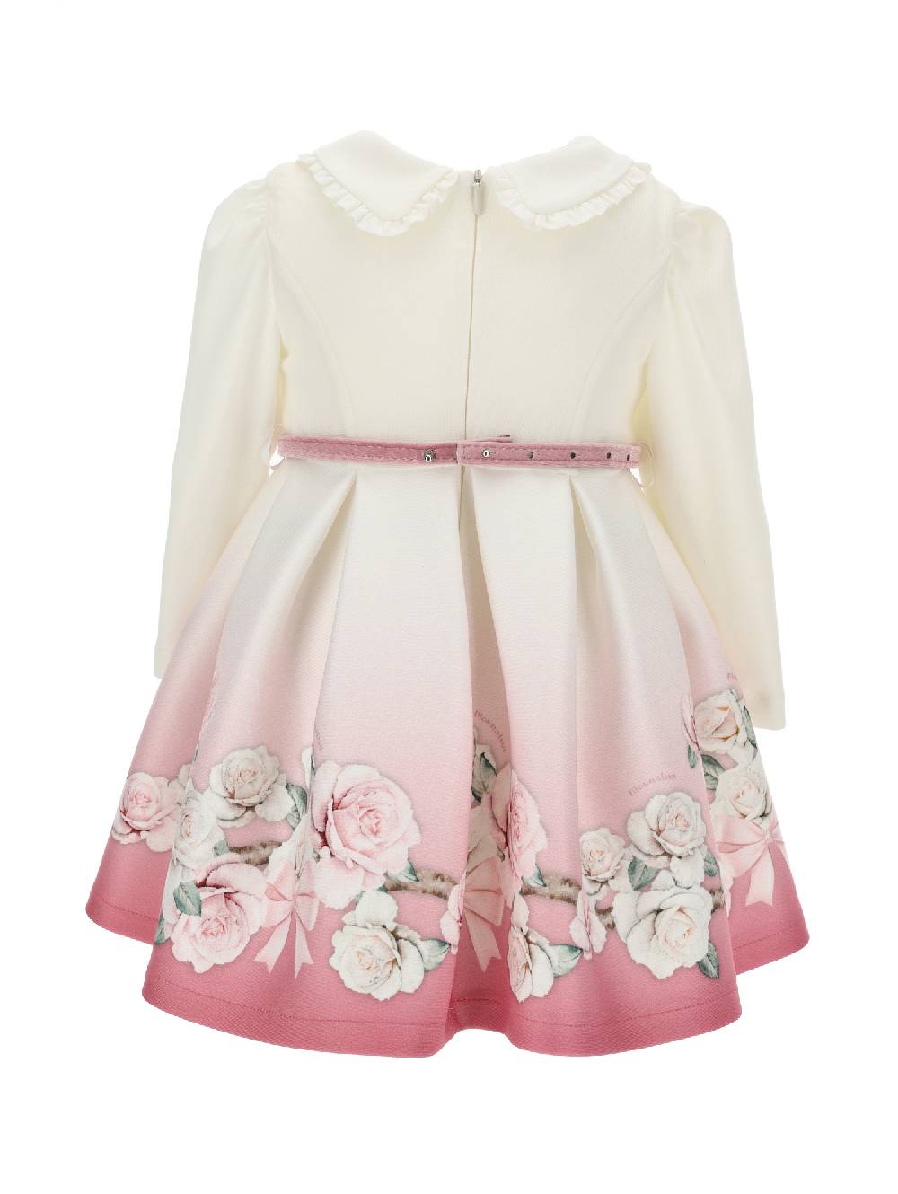 Monnalisa Abito Neoprene Con Colletto