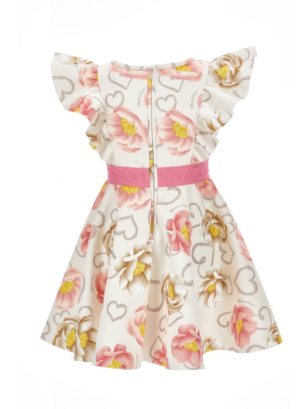 Monnalisa Abito Neoprene Floreale