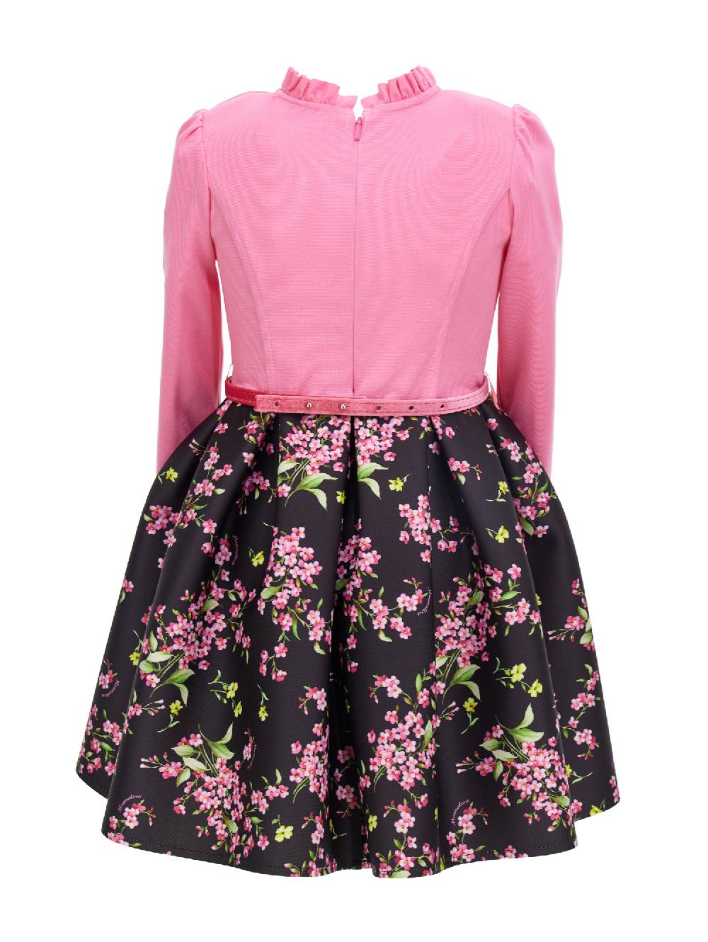 Monnalisa Abito Neoprene Gonna Fiori