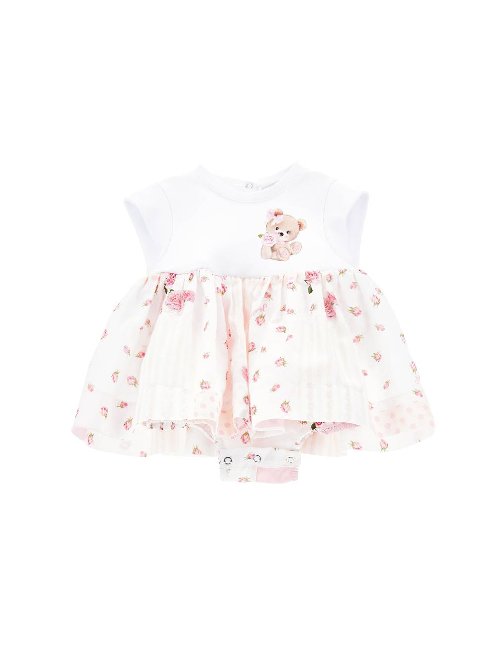 Monnalisa Abito pagliaccetto patchwork