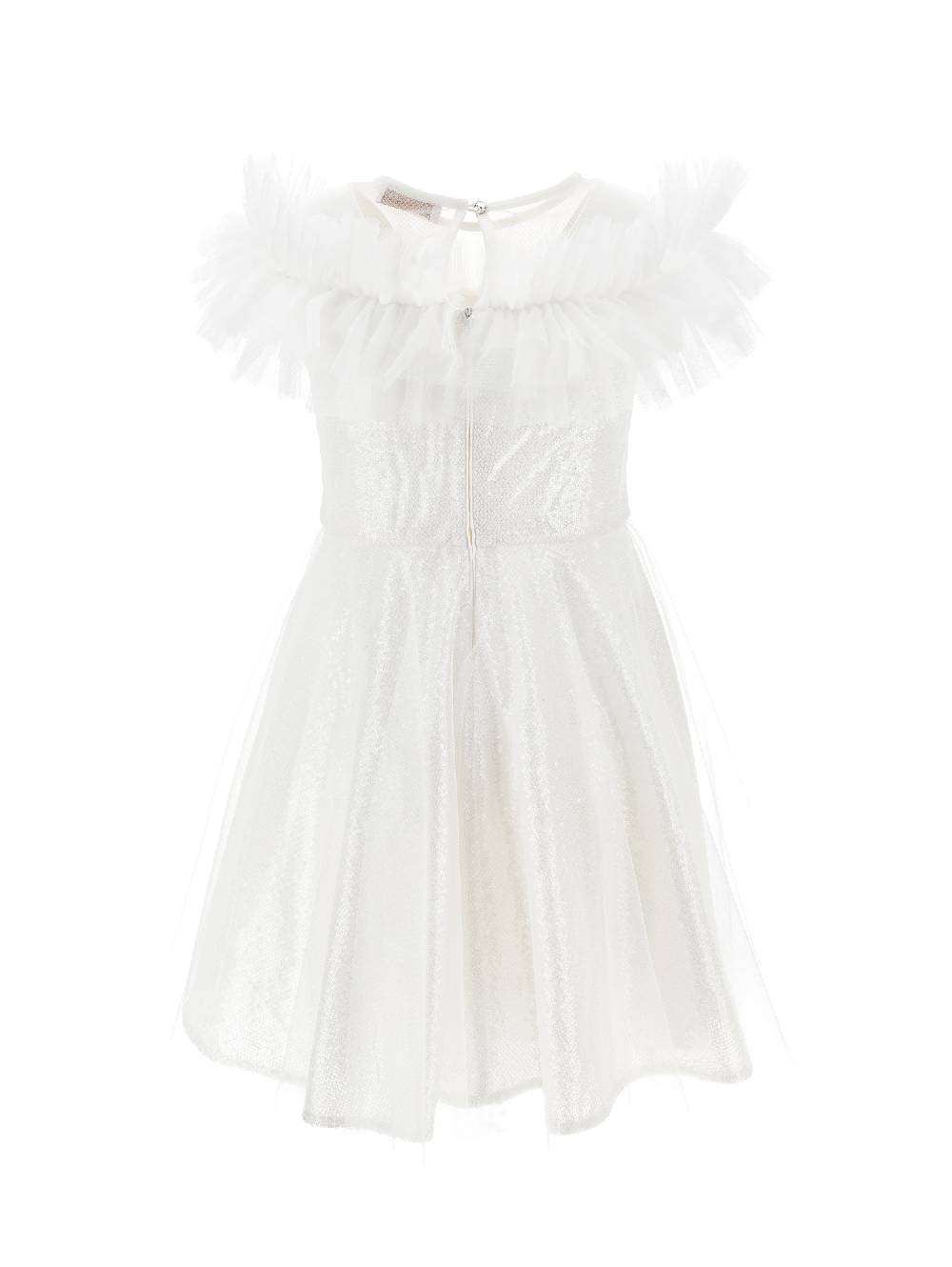 Monnalisa Abito Paillettes Con Microvolants