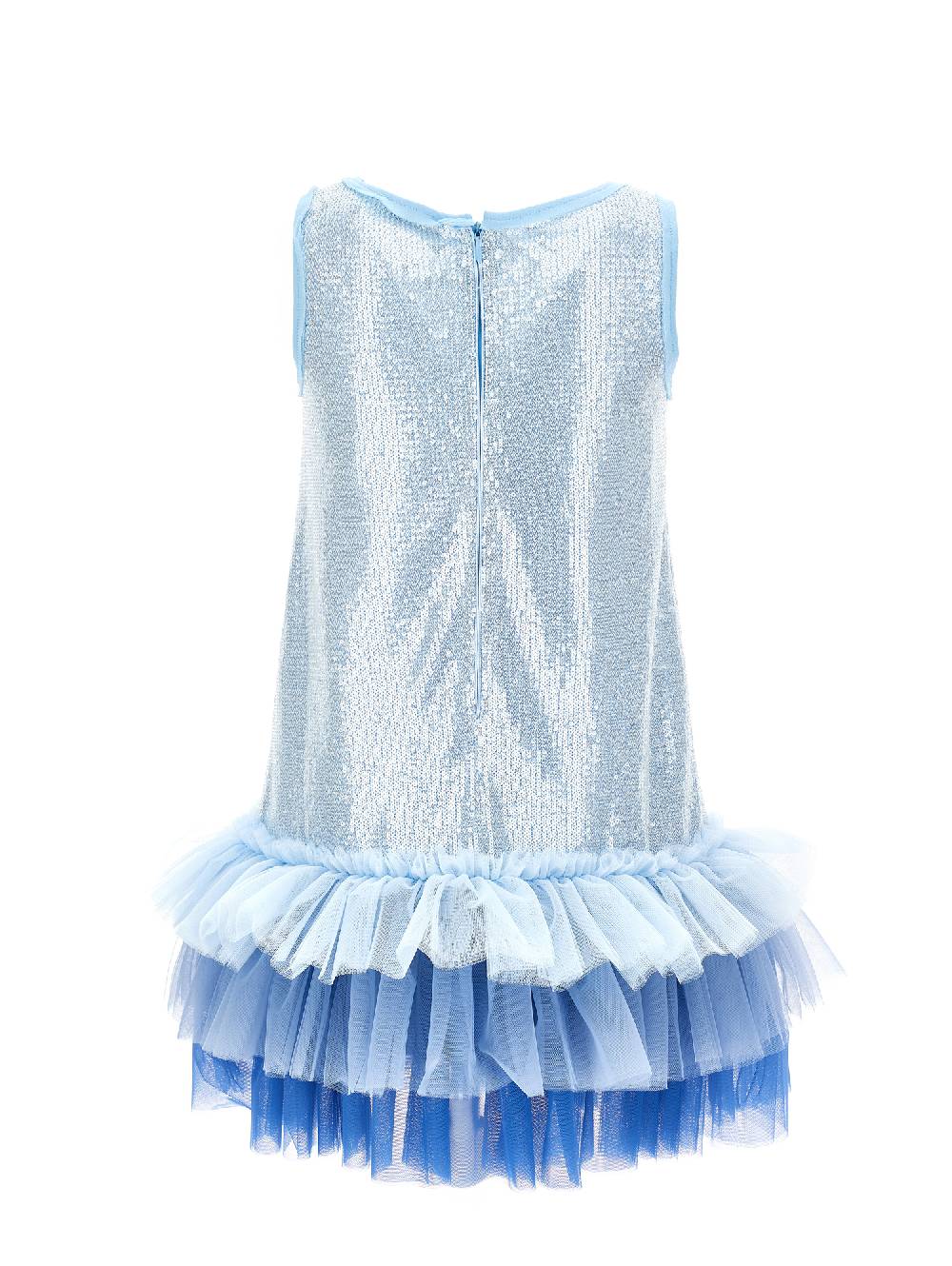 Monnalisa Abito Paillettes Con Tulle
