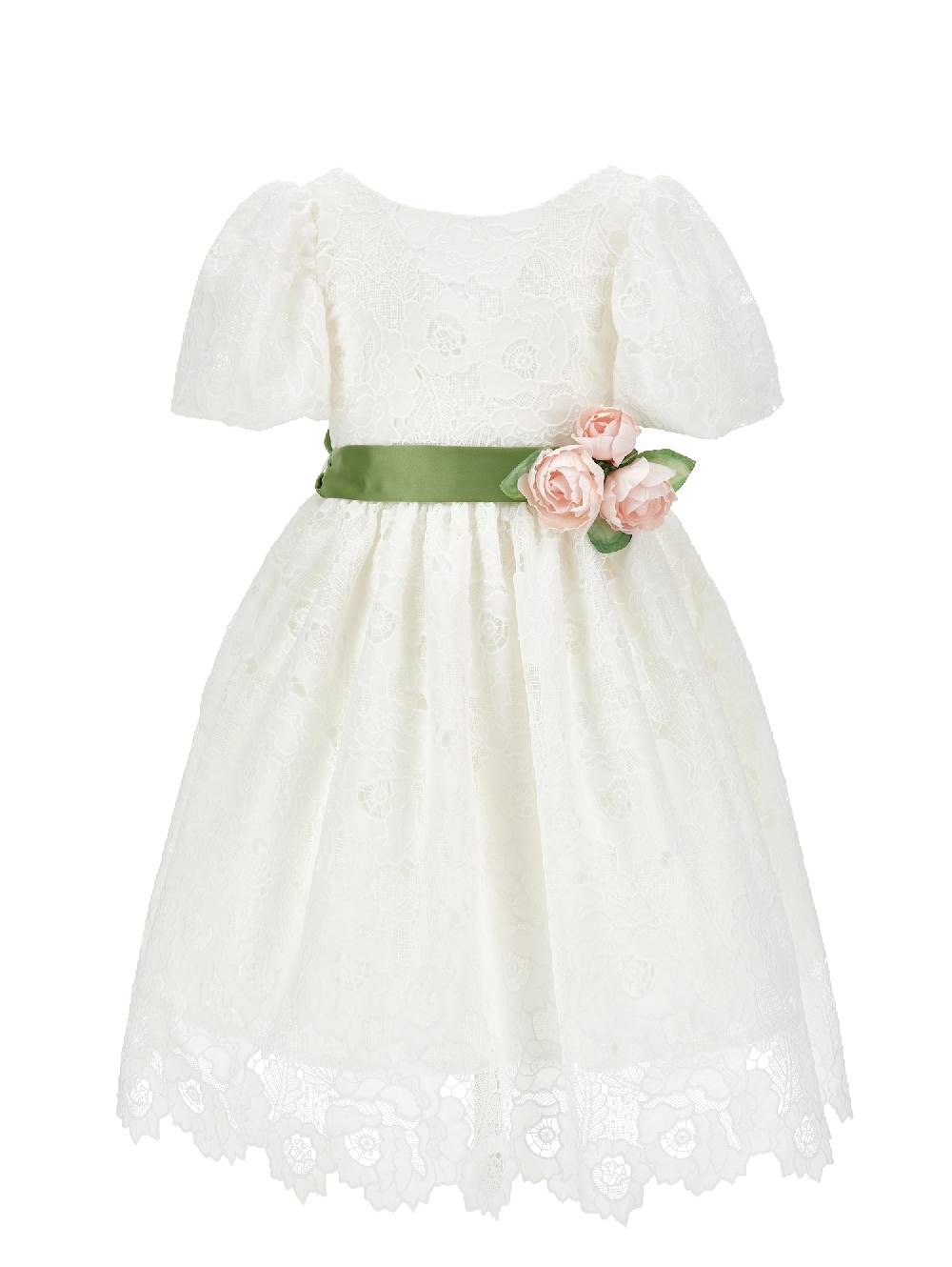 Monnalisa Abito pizzo rose