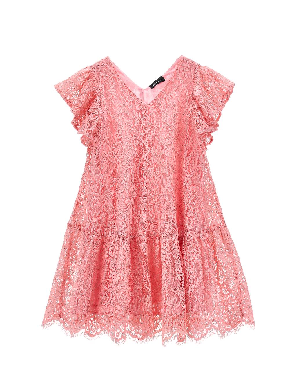 Monnalisa Abito pizzo vita bassa