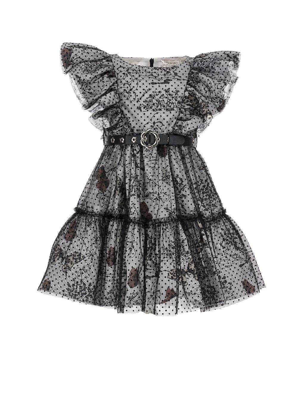 Monnalisa Abito popeline e tulle