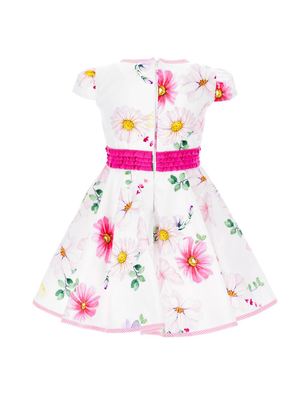 Monnalisa Abito Popeline Floreale