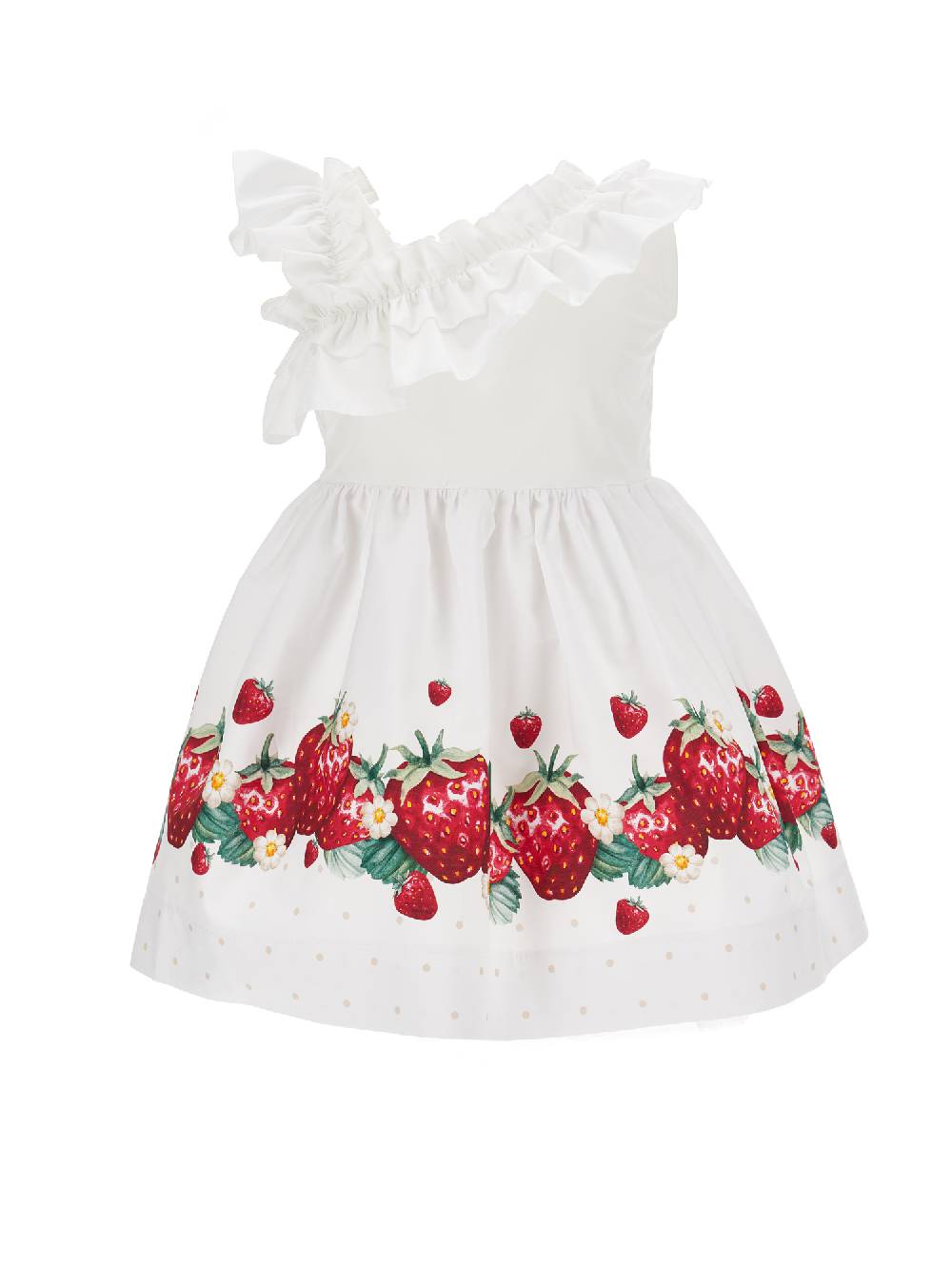 Monnalisa Abito Popeline Monospalla