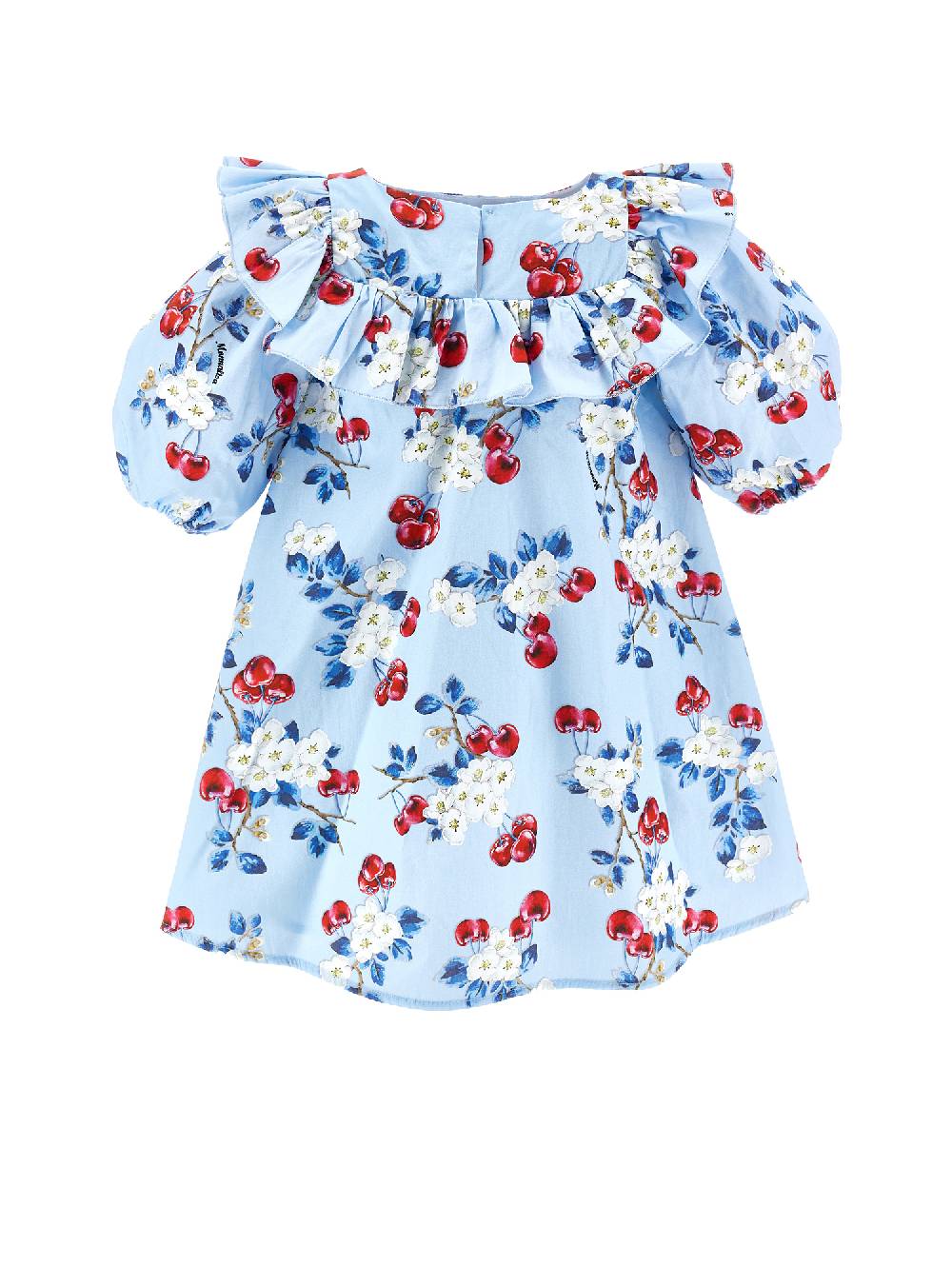 Monnalisa Abito Popeline Vita Alta