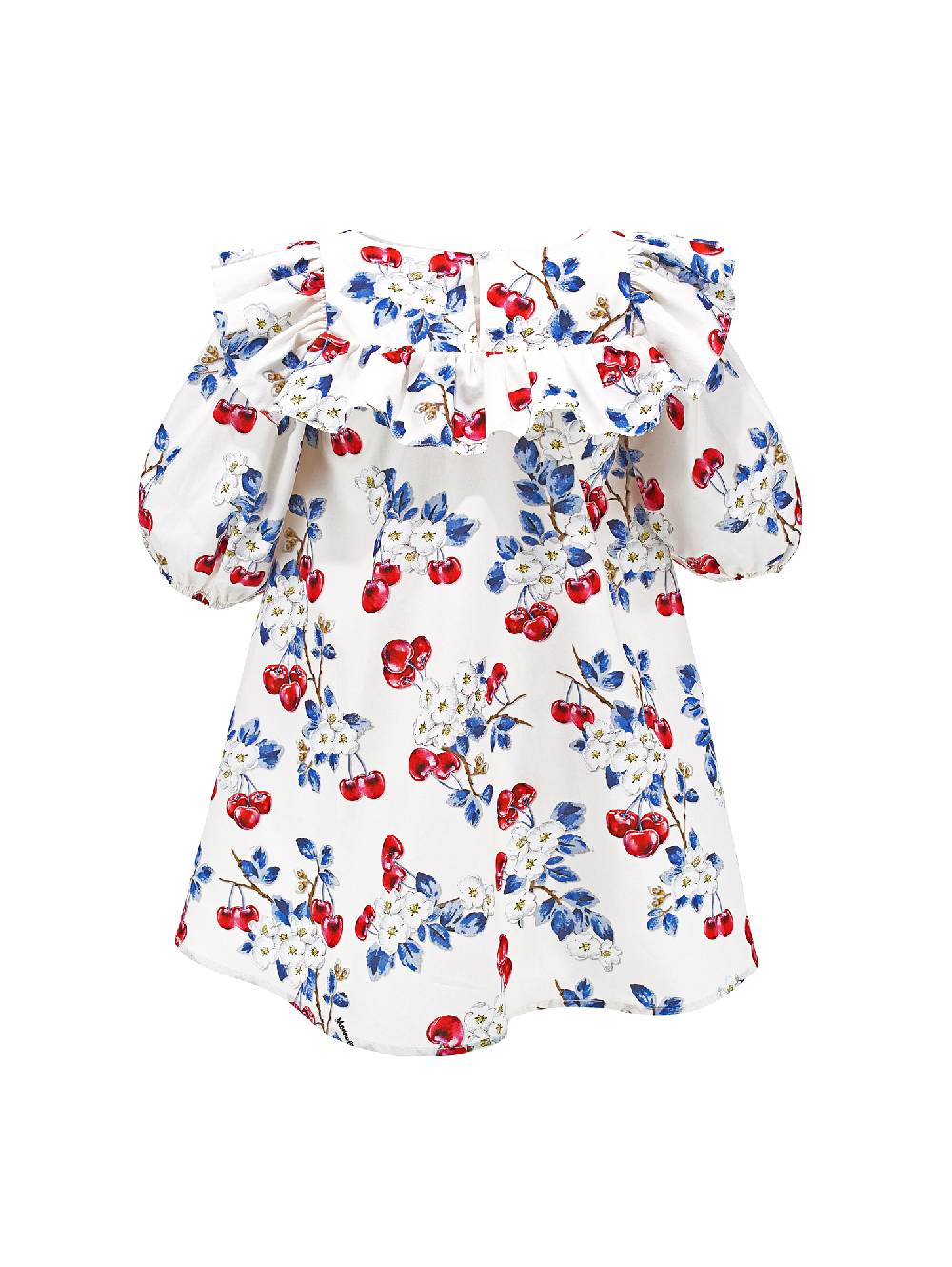 Monnalisa Abito Popeline Vita Alta