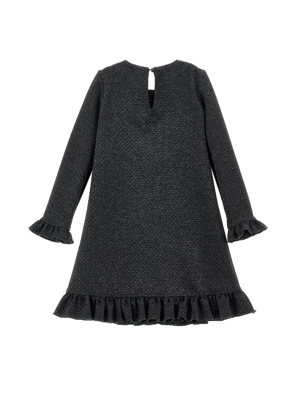 Monnalisa Abito Punto Milano Pois Glitter