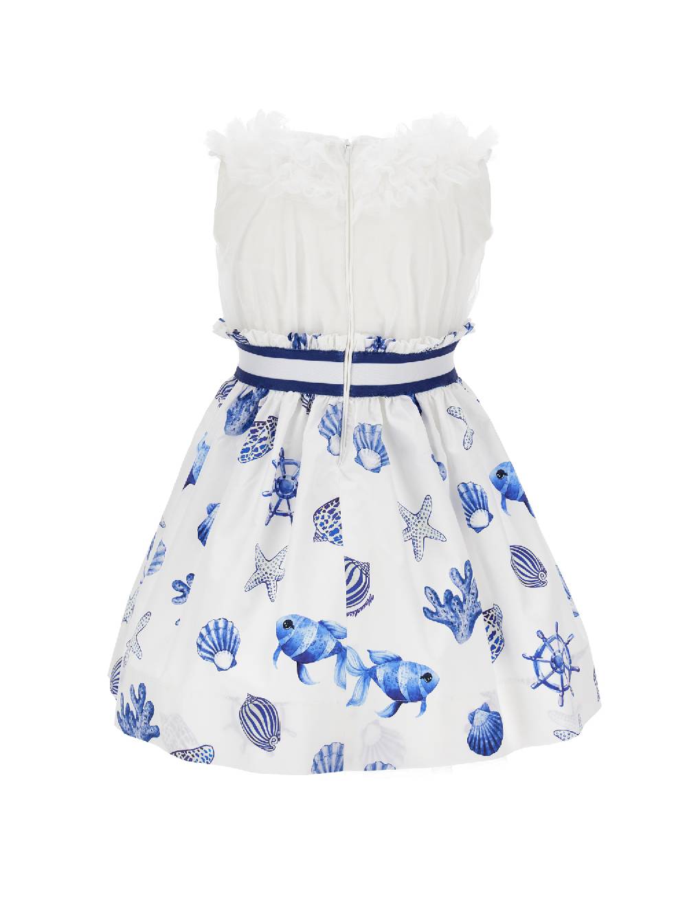 Monnalisa Abito Rasatello E Tulle