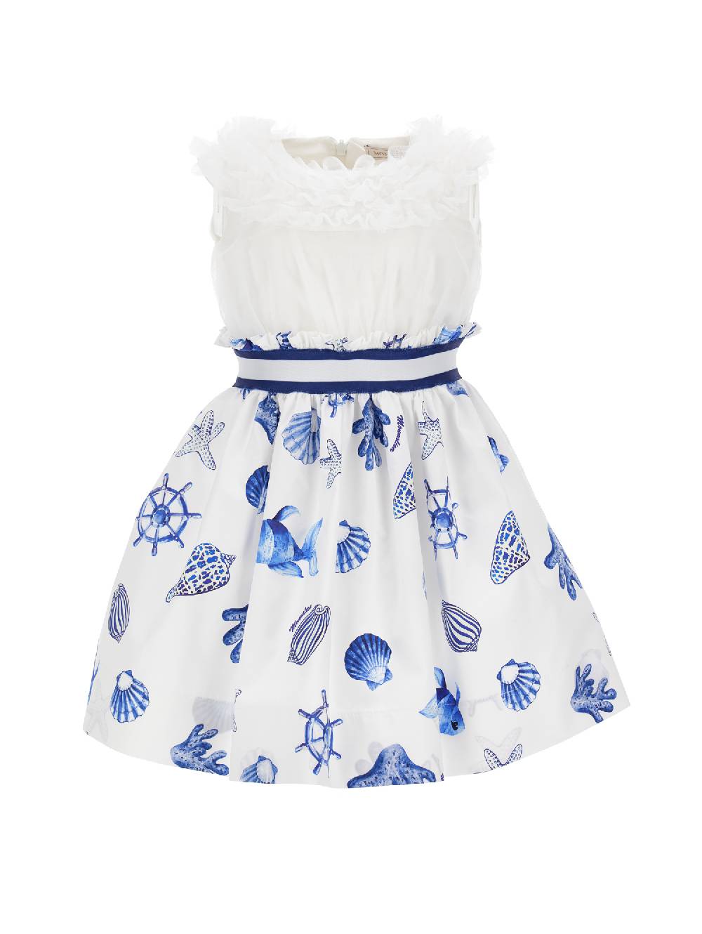 Monnalisa Abito rasatello e tulle