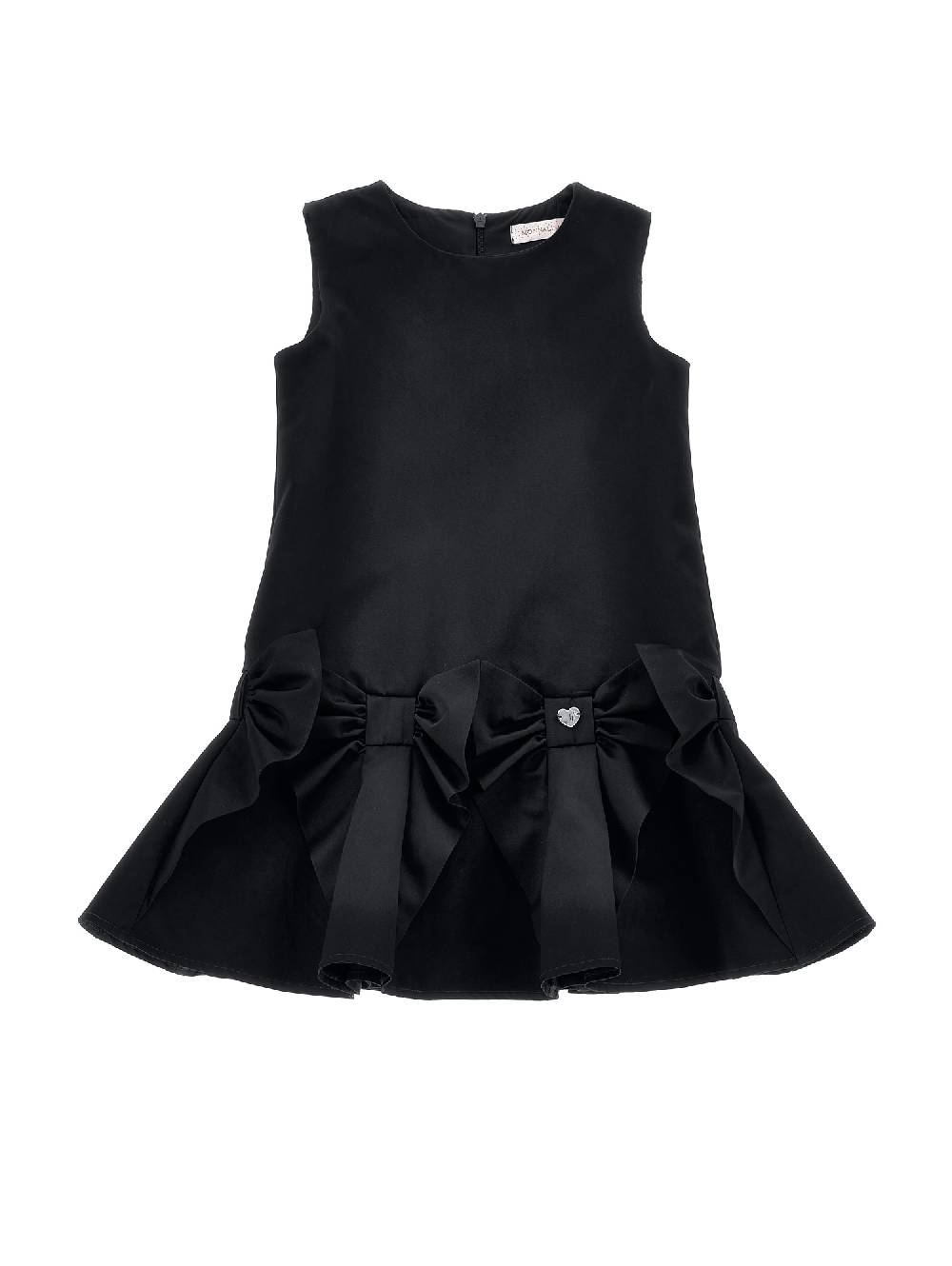 Monnalisa Abito smanicato duchesse maxifiocchi