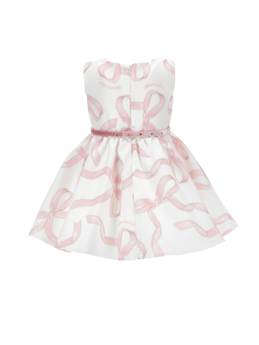 Monnalisa Abito Smanicato Mikado Fiocchi