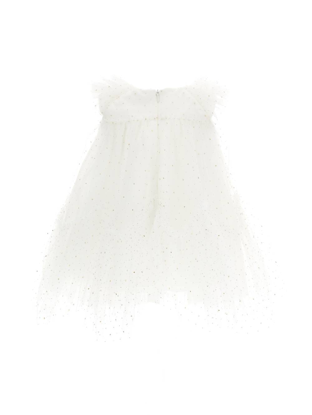 Monnalisa Abito Tulle Con Balze A Guglia