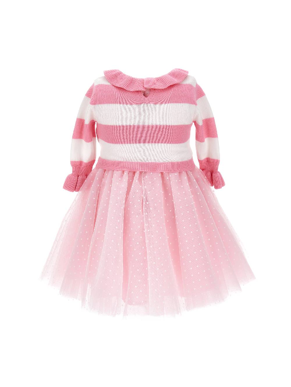 Monnalisa Abito Tulle Con Corpino In Maglia