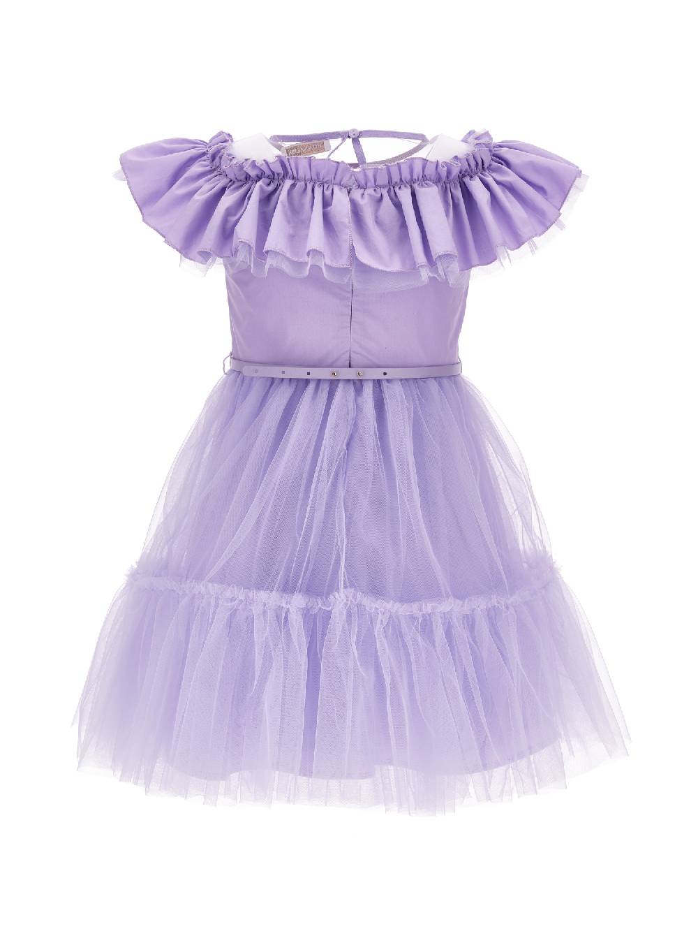 Monnalisa Abito Tulle Con Volant