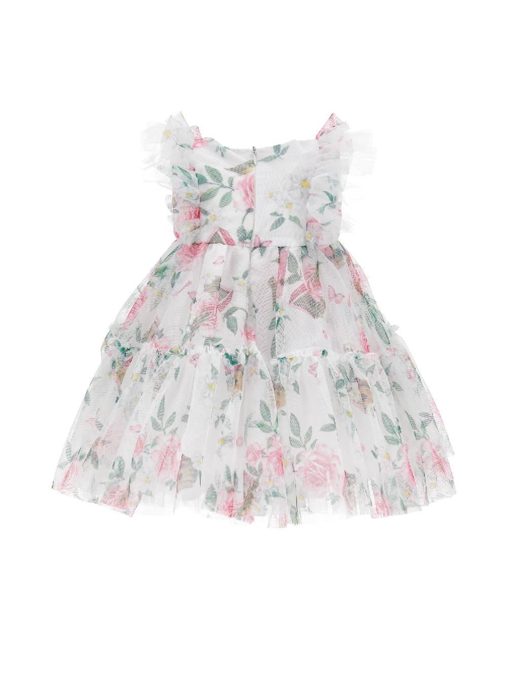 Monnalisa Abito Tulle Floreale