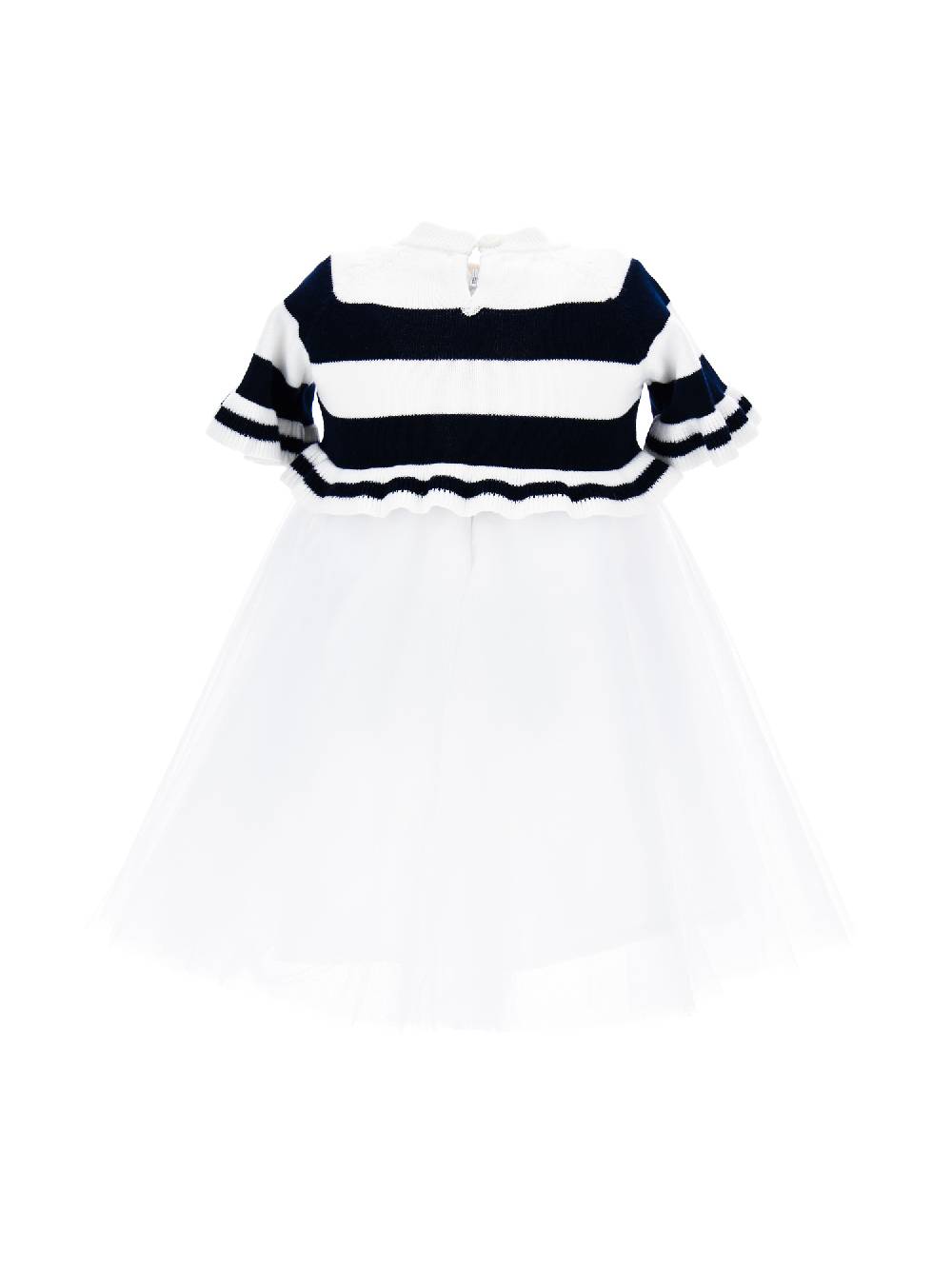 Monnalisa Abito Tulle Mano Seta