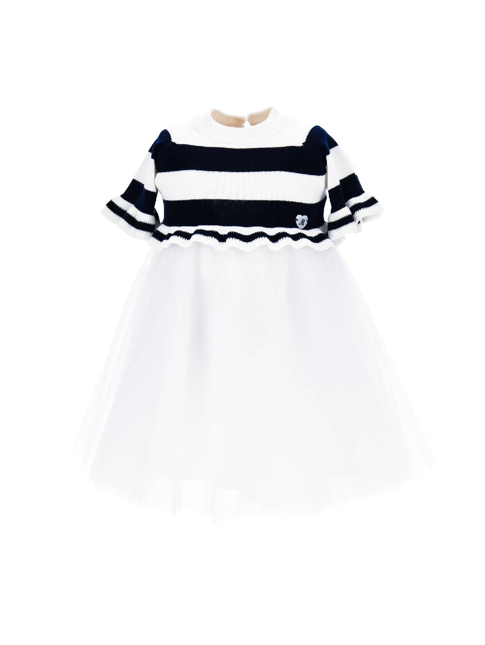 Monnalisa Abito tulle mano seta