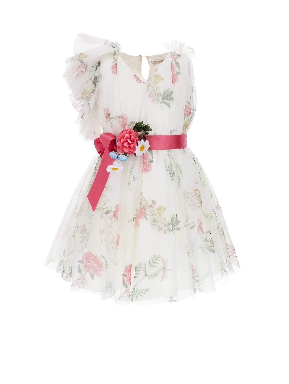 Monnalisa Abito tulle monospalla