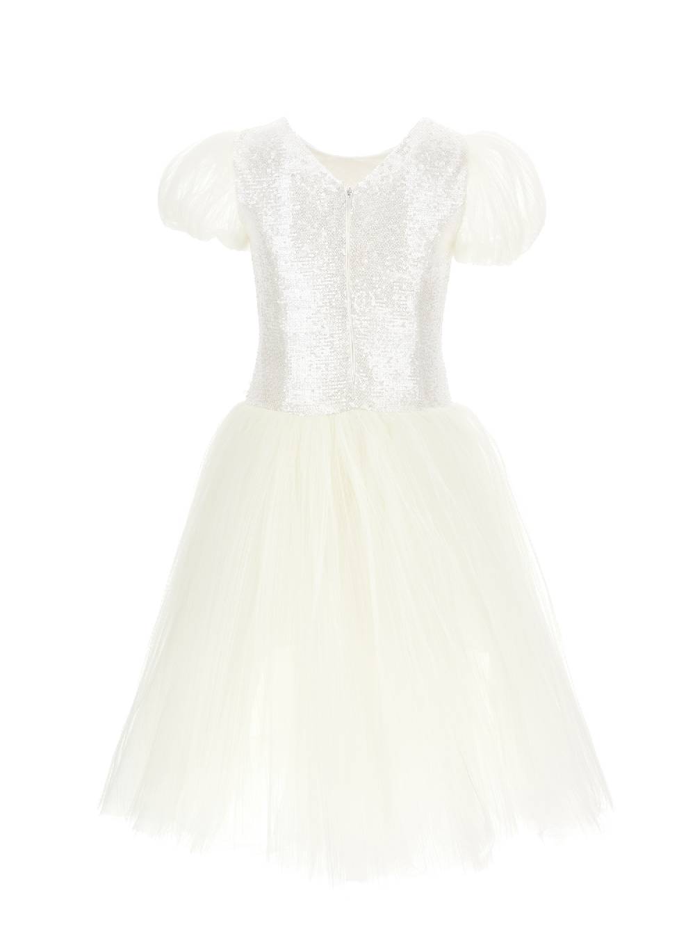 Monnalisa Abito Tulle Paillettes