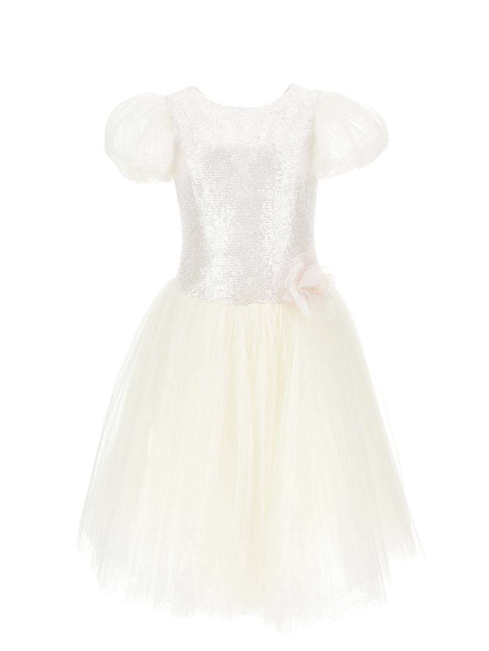 Monnalisa Abito tulle paillettes