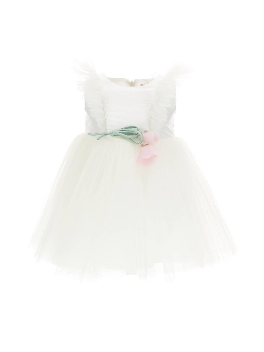 Monnalisa Abito tulle plissettato