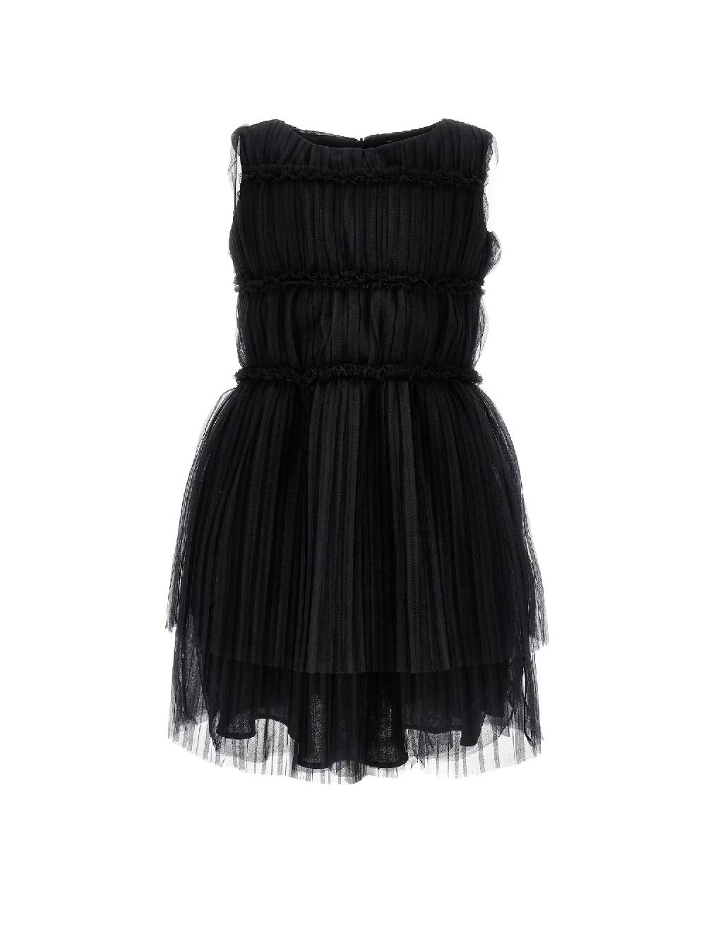 Monnalisa Abito tulle plissettato