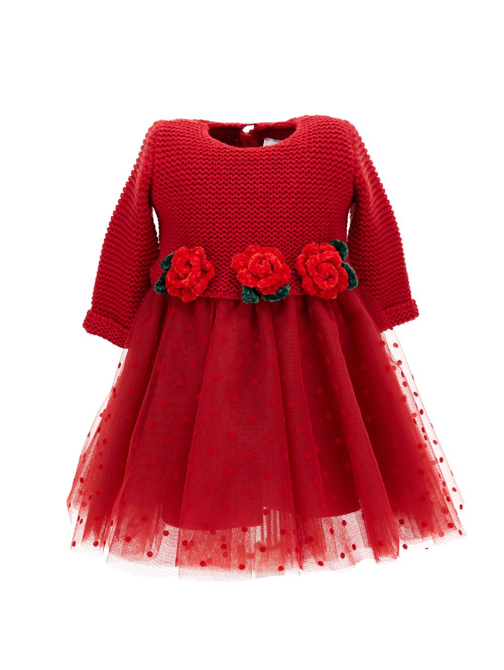 Monnalisa Abito tulle pois