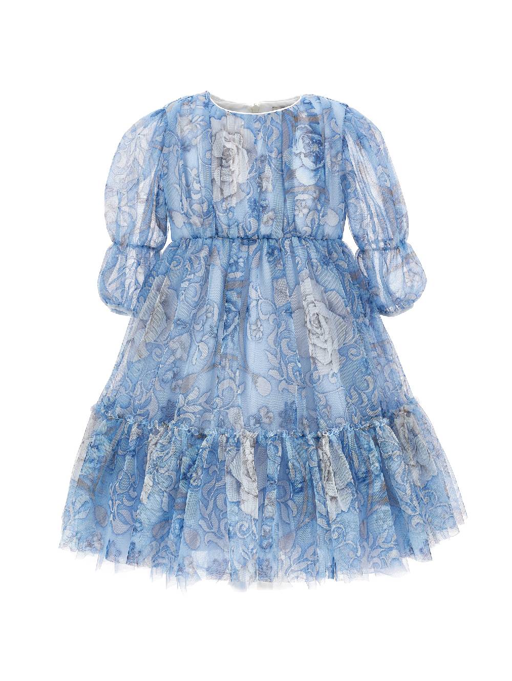 Monnalisa Abito tulle ramage