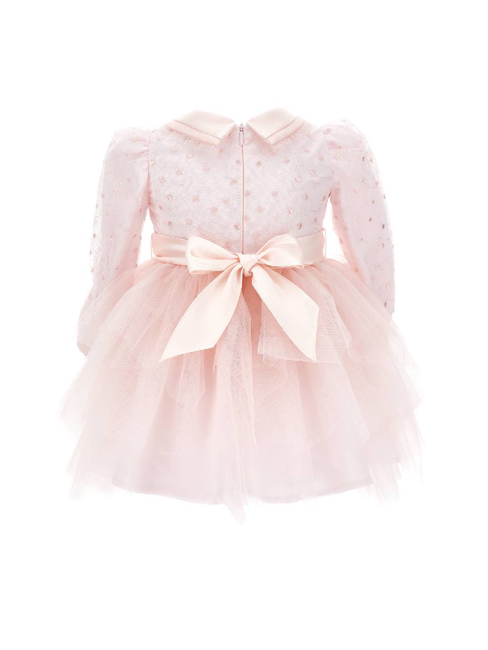 Monnalisa Abito Tulle Ricamato