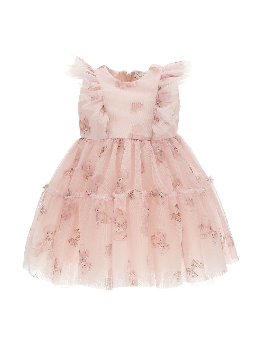 Monnalisa Abito tulle stampa orsetti