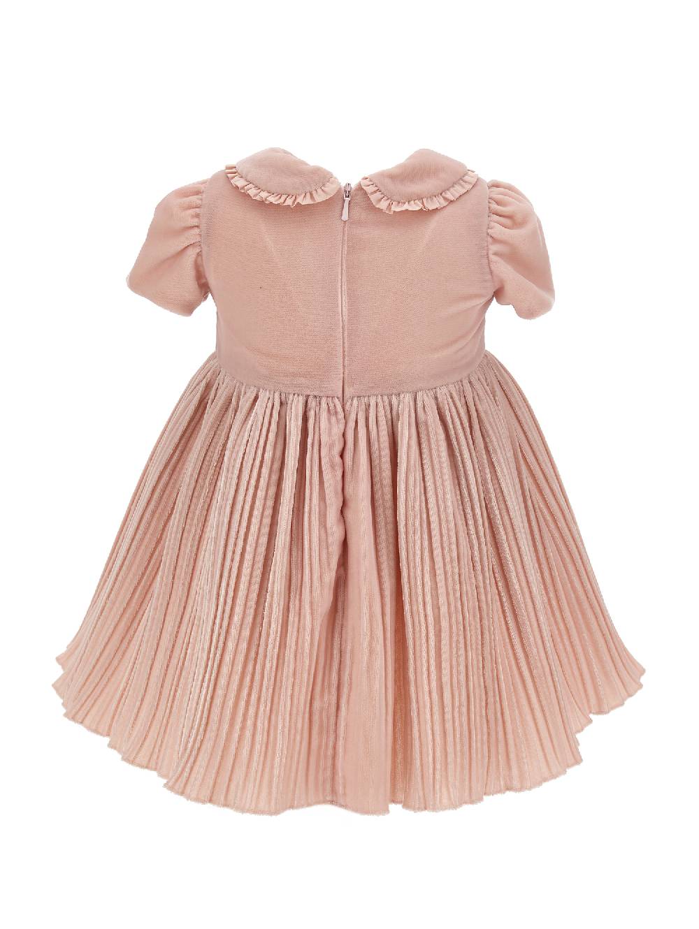 Monnalisa Abito Velluto Fiocco