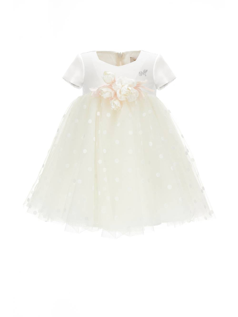 Monnalisa Abito vita alta tulle