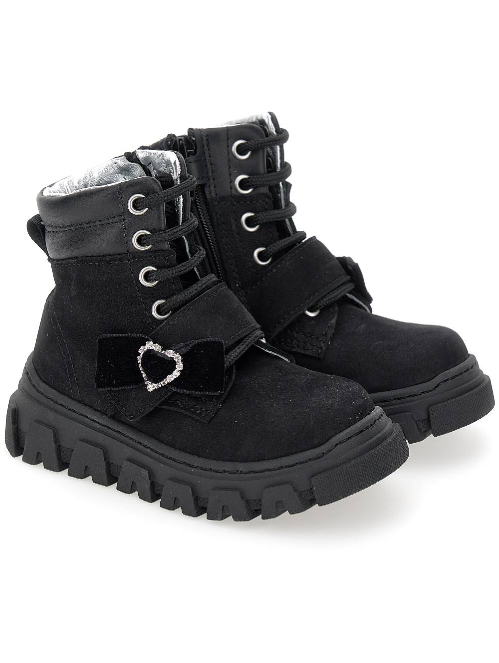 Monnalisa Anfibi In Nappa E Nabuk