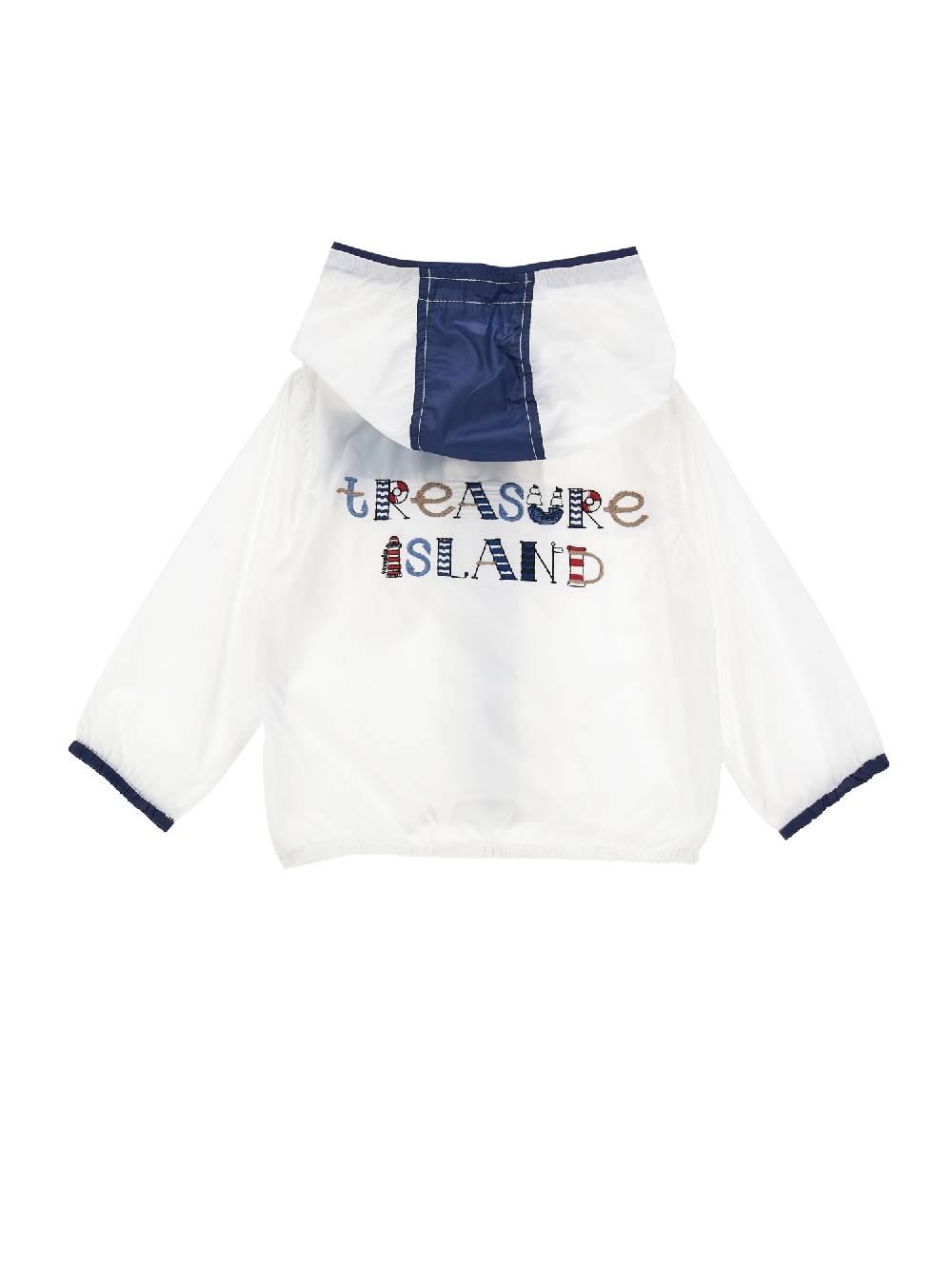 Monnalisa Antivento Bicolor Con Cappuccio